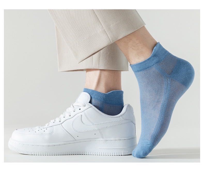 Skarpety z siateczki, męskie/damskie, pięta odporna na otarcia