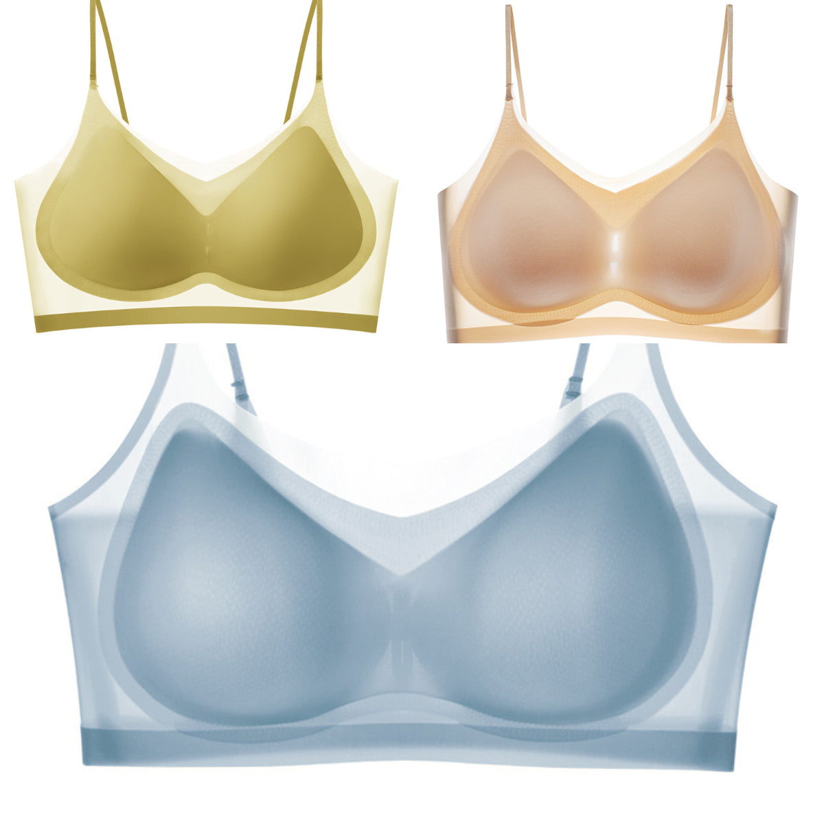 Bielizna bezszwowa z jedwabiu lodowego